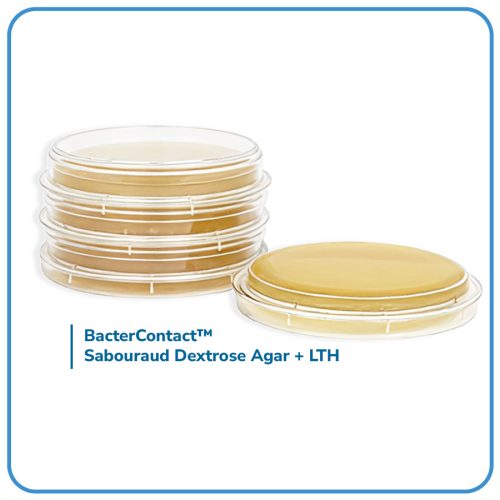 BacterContact™ Sabouraud Dextrose Agar + LTH