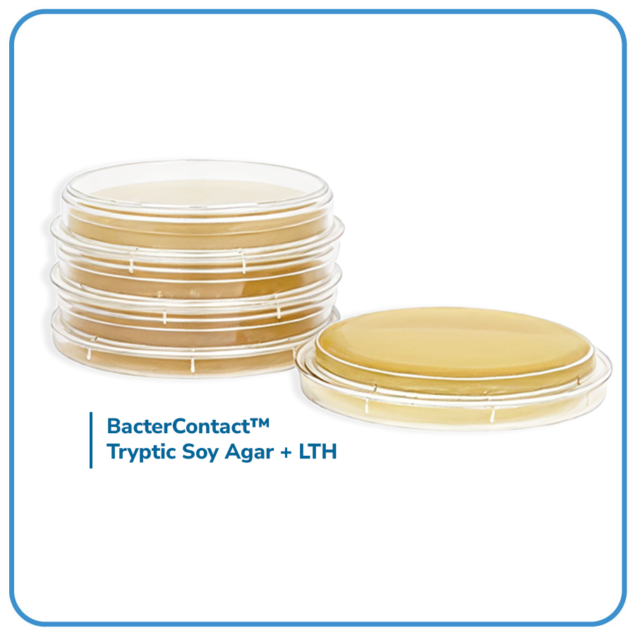 BacterContact™ Tryptic Soy Agar + LTH
