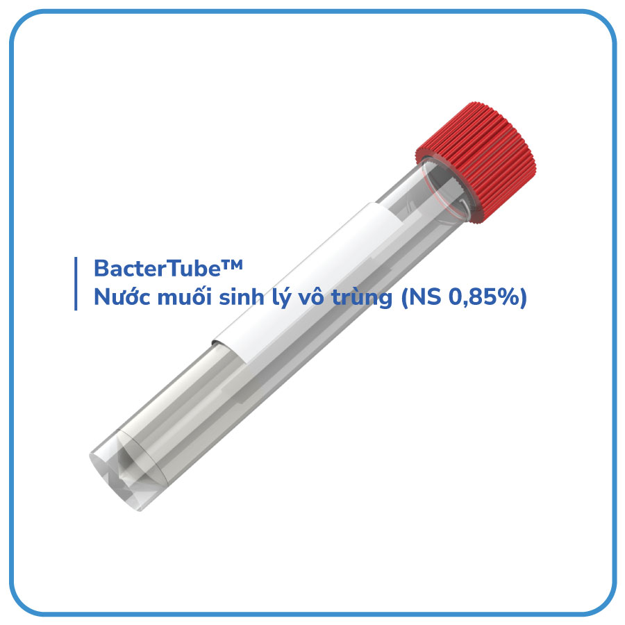 BacterTube™ Nước muối sinh lý vô trùng (NS 0,85%)