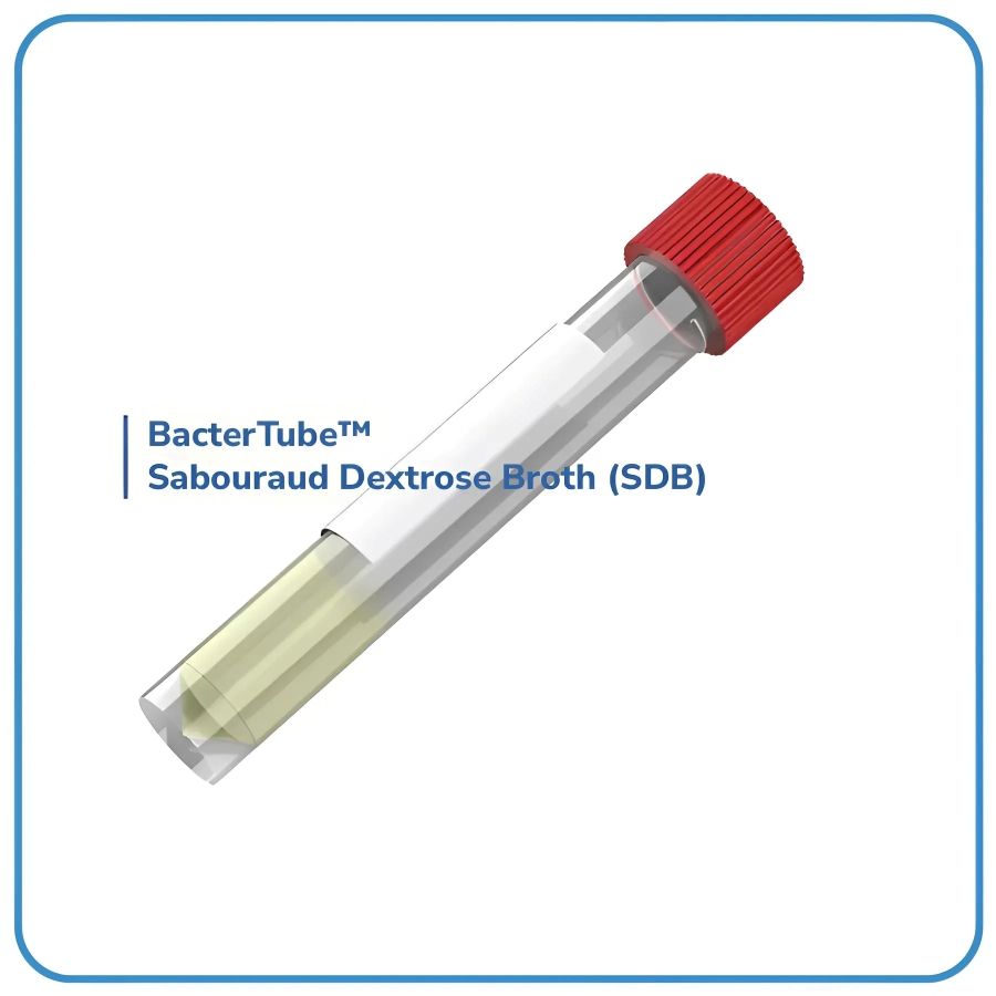 BacterTube™ Sabouraud Dextrose Broth (SDB)