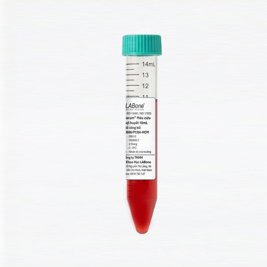 BacterSerum™ Máu cừu khử sợi huyết, 10mL