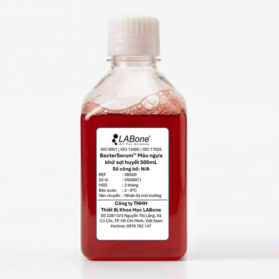BacterSerum™ Máu ngựa khử sợi huyết, 500mL